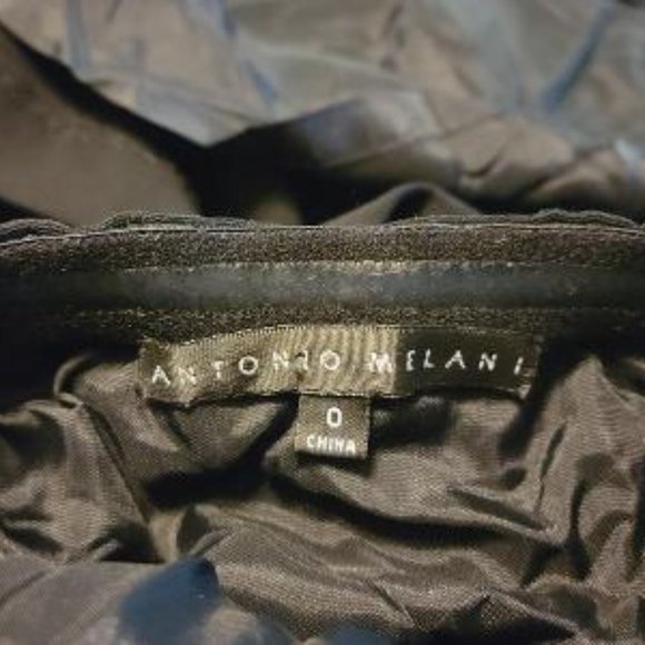 Antioni Melani Black Cocktail Dress - Picture 9 of 12